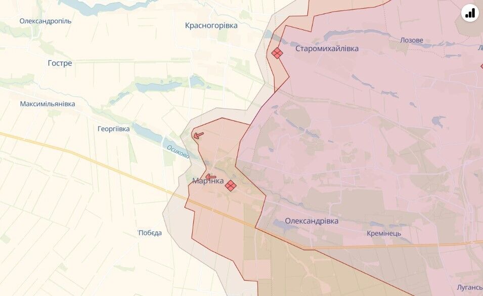 На Донбасі важкі бої за кожен метр, у керівництва військ РФ значні проблеми з речовим забезпеченням – Генштаб