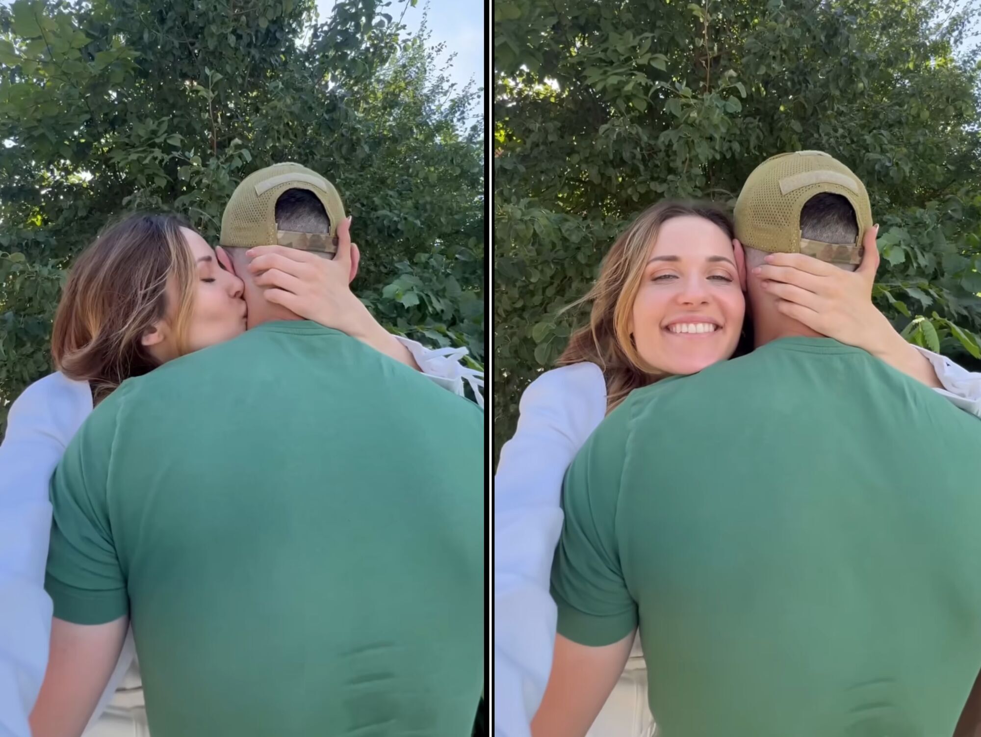 Наталья Денисенко поехала на фронт ради свидания с мужем-военным: видео встречи растрогало сеть