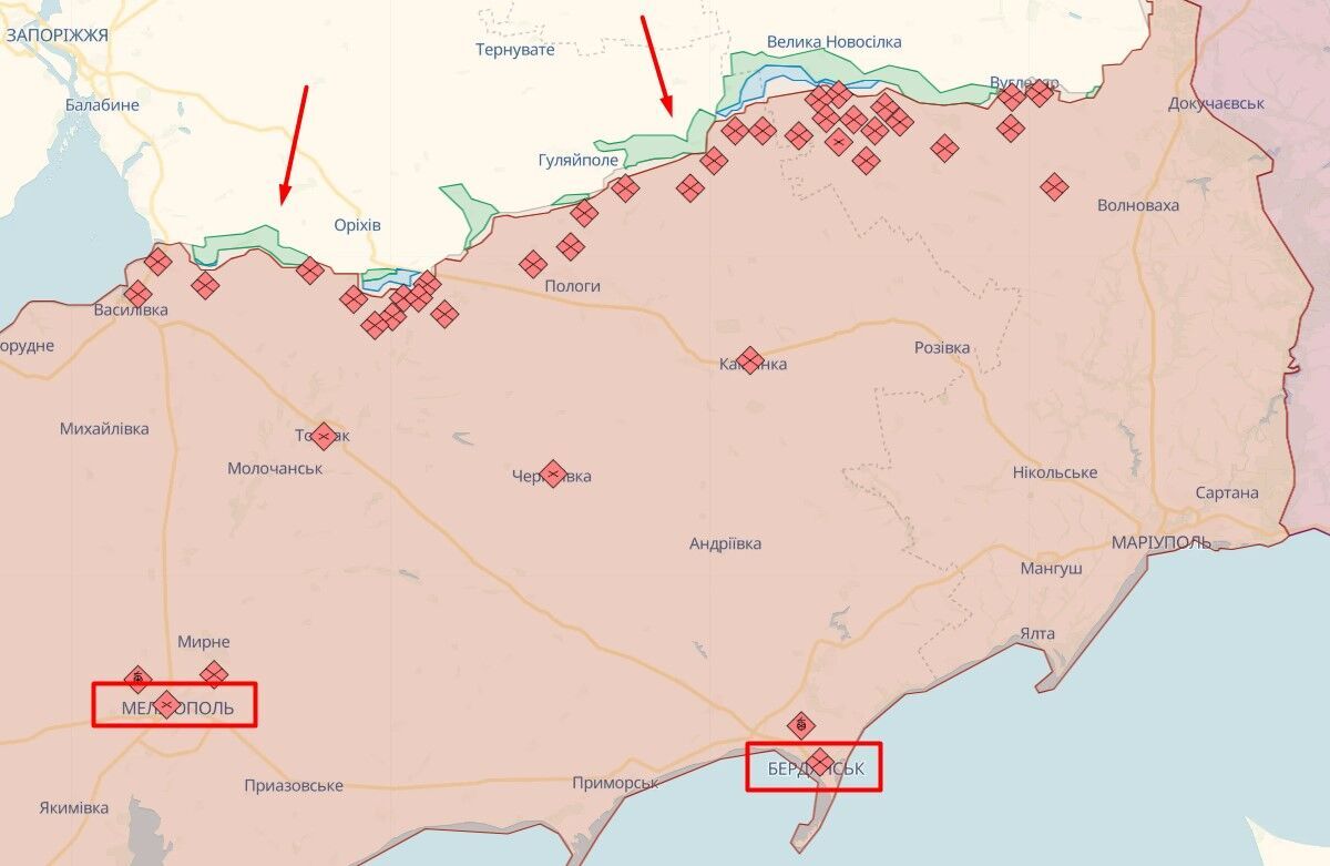 ВСУ освободили 169 кв. км к югу с начала наступления, что сопоставимо с площадью Одессы – Генштаб