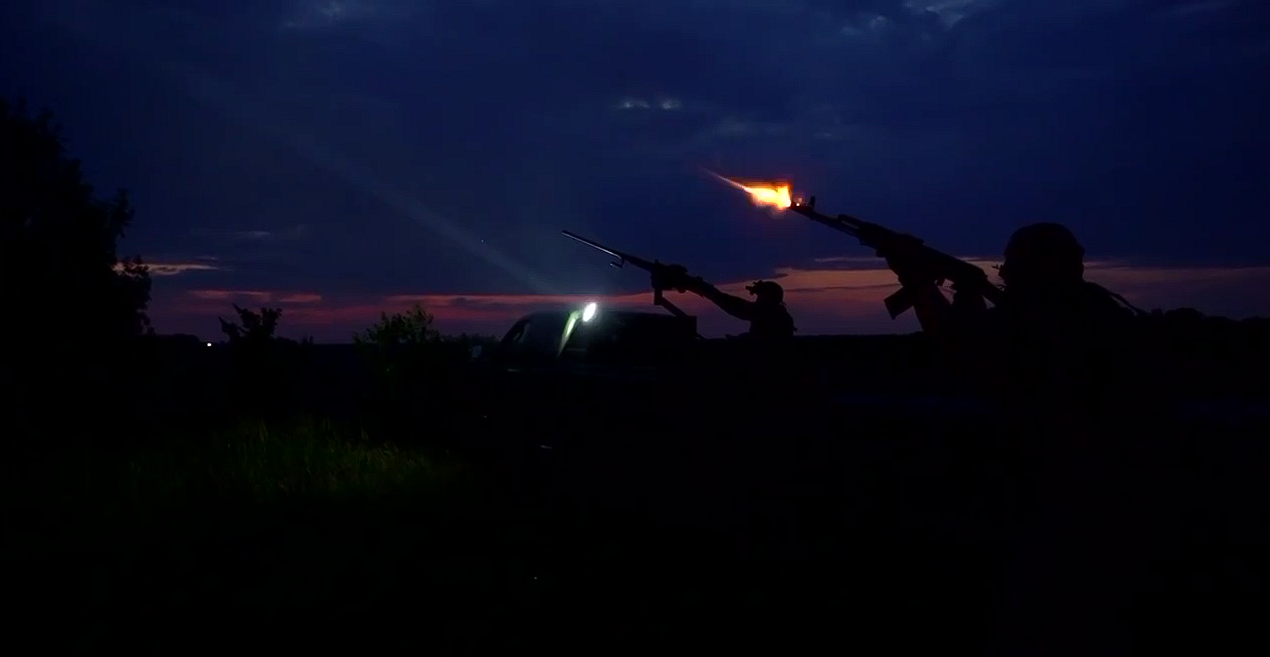 У ЗСУ показали, як вночі 11 липня збивали "Шахеди" на Київщині. Відео