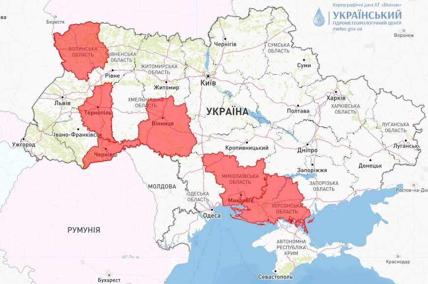 Погода дивуватиме контрастами: синоптики уточнили прогноз на середу в Україні. Карта