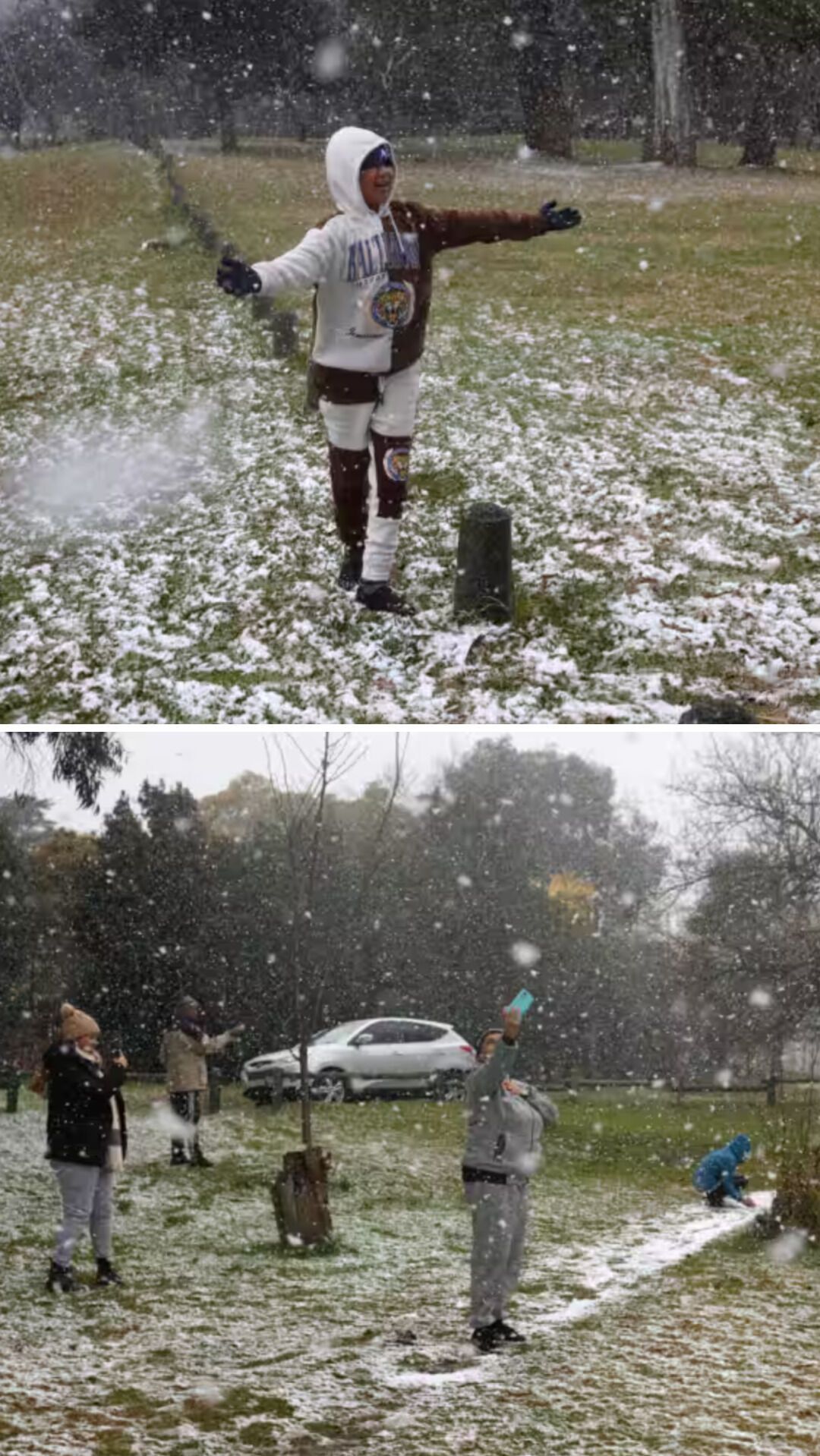 У найбільшому місті Південної Африки вперше за 11 років випав сніг. Фото
