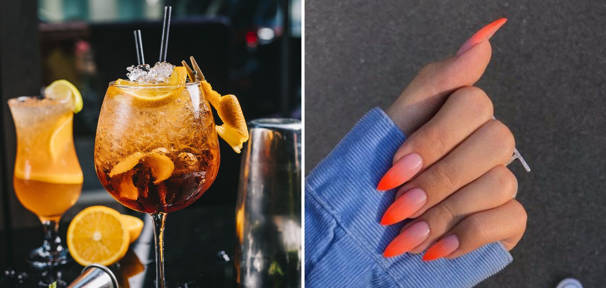 Самый "дерзкий" тренд лета: что такое маникюр Aperol Spritz, который покорил модниц. Фото 
