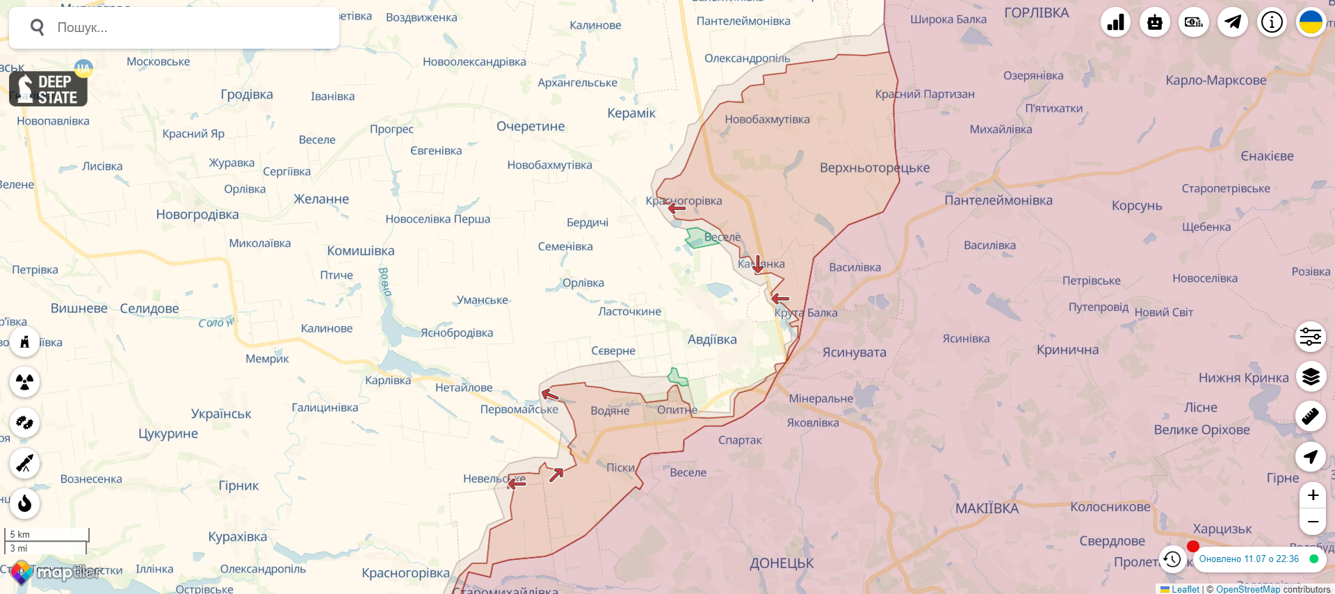 ЗСУ дали відсіч окупантам у районі Благодатного, уражено три пункти управління ворога і станцію РЕБ – Генштаб 