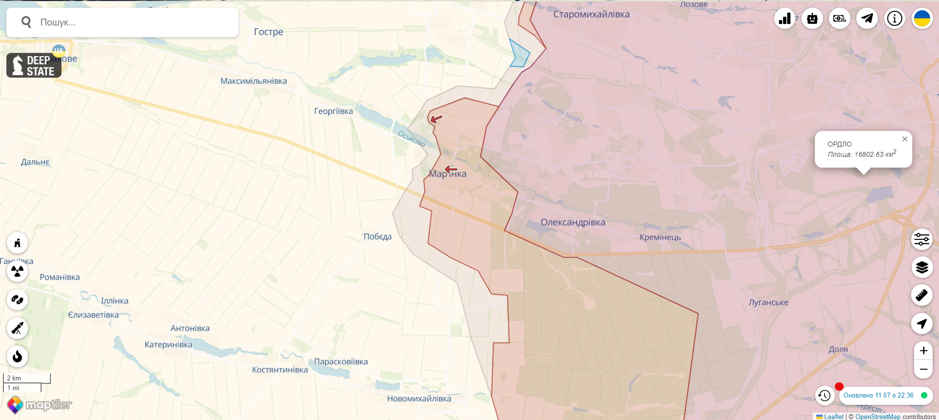 ВСУ дали отпор оккупантам в районе Благодатного, поражены три пункта управления врага и станция РЭБ – Генштаб