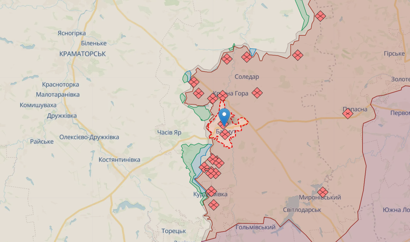 Війська РФ намагаються наступати на сході, ЗСУ продовжують контрнаступ на півдні – Генштаб