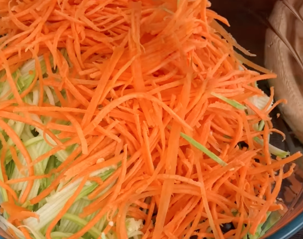 Морковь и кабачок