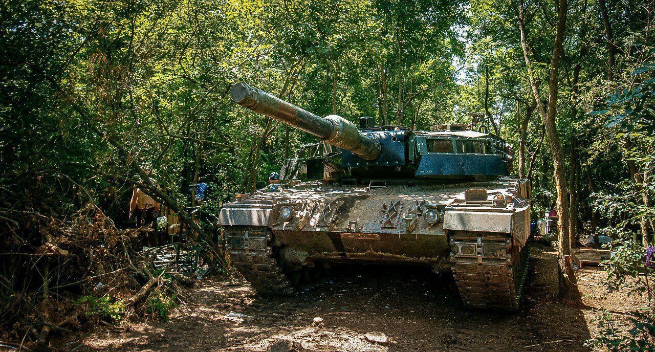 Основной боевой танк Leopard 2 в Украине