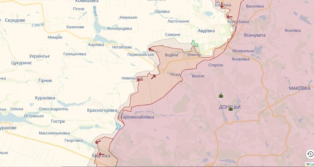 ВСУ дали отпор войскам РФ в районе Марьинки: в Генштабе рассказали, где идут жестокие бои. Карта