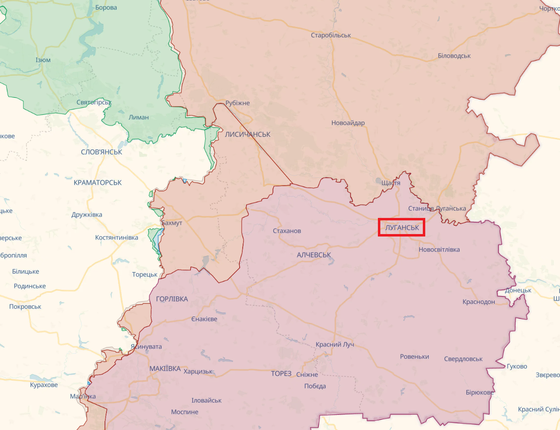 На окупованій Луганщині уражено склад ракетного озброєння РФ: було чути детонацію