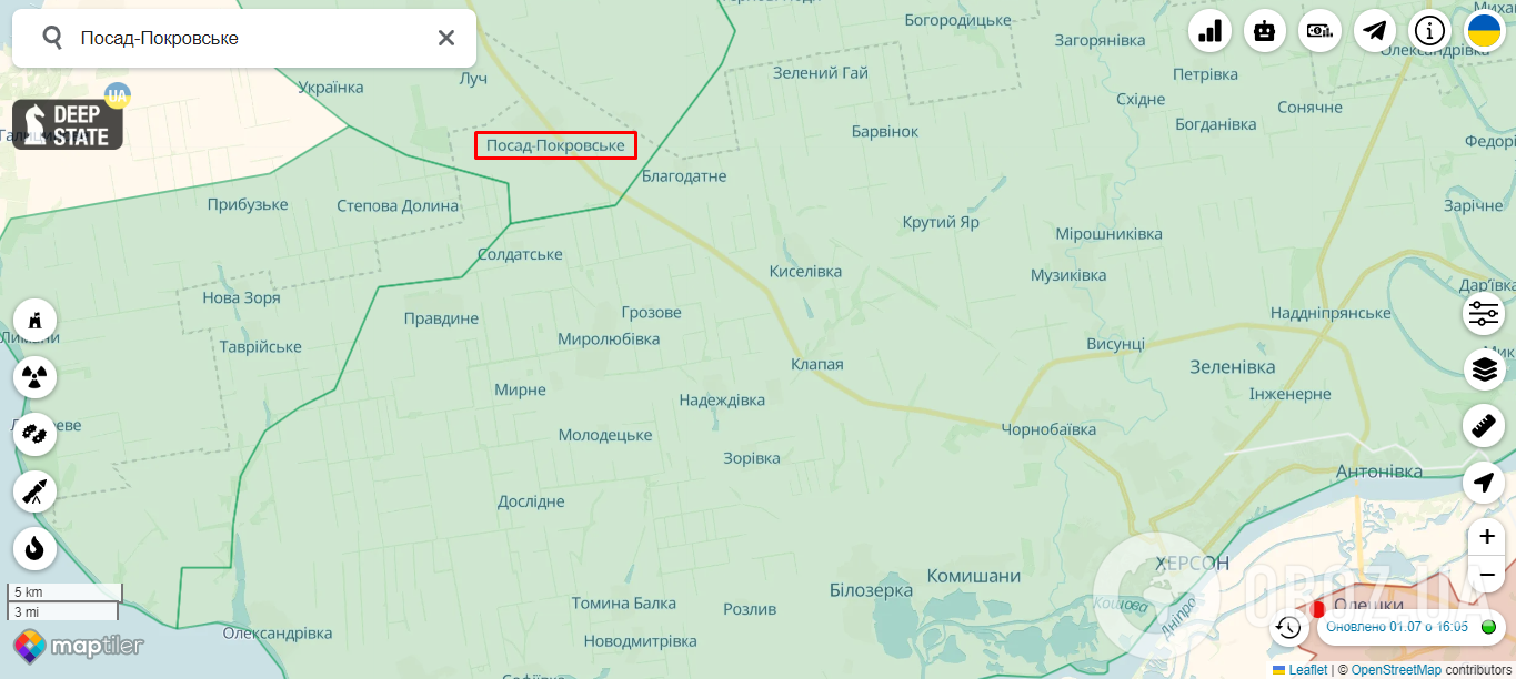 Посад-Покровское было временно оккупированным населенным пунктом