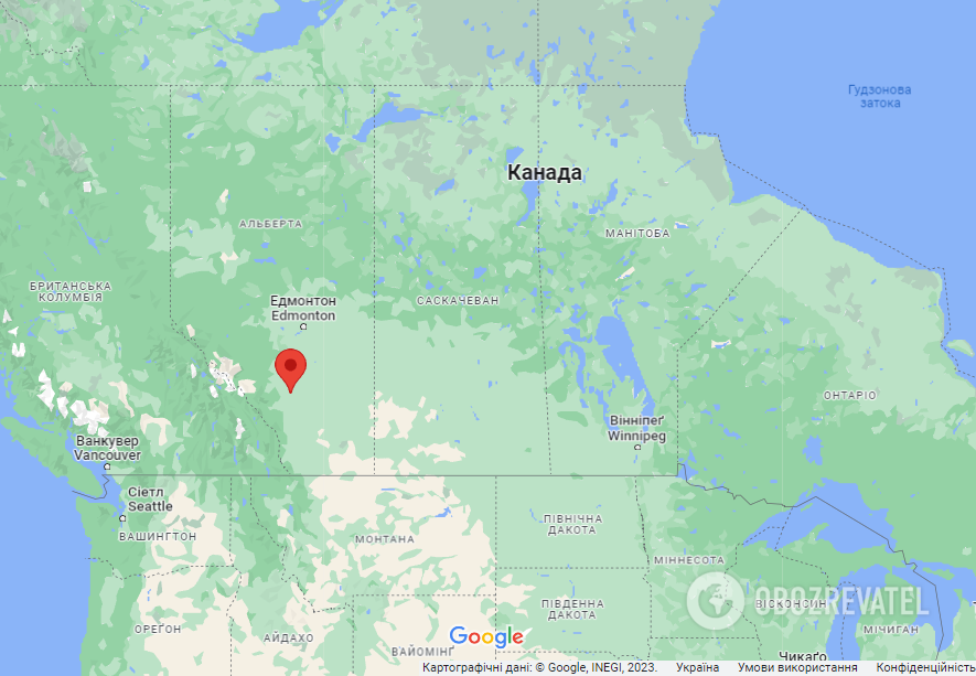 Дидсбери (Канада) на карте