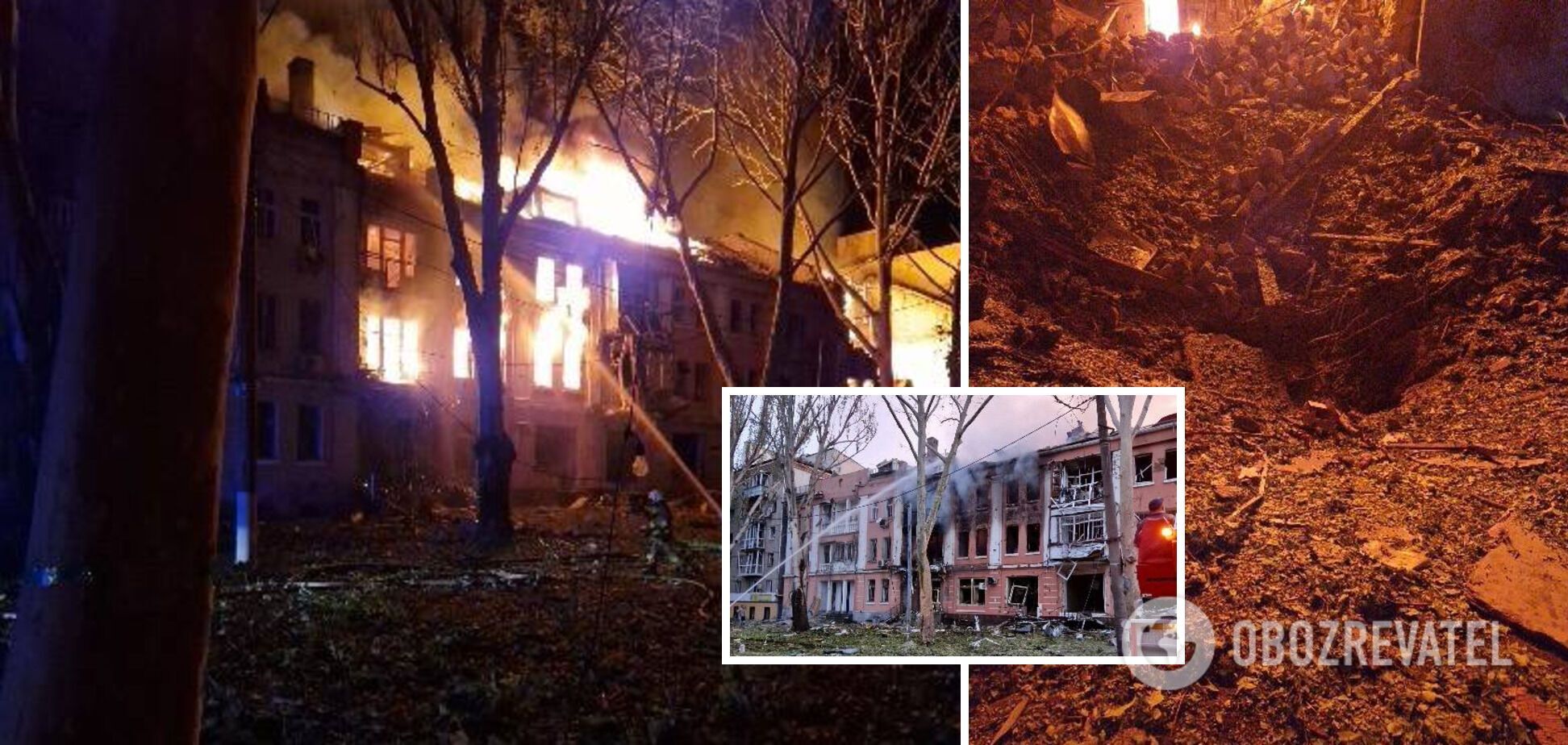 Окупанти вночі атакували південь України: в Одесі є руйнування, у Миколаєві – приліт у житловий будинок. Фото