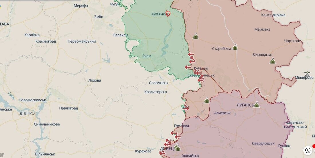 Війська РФ зосередили сили на п’яти напрямках, триває наступ Сил оборони на півдні – Генштаб
