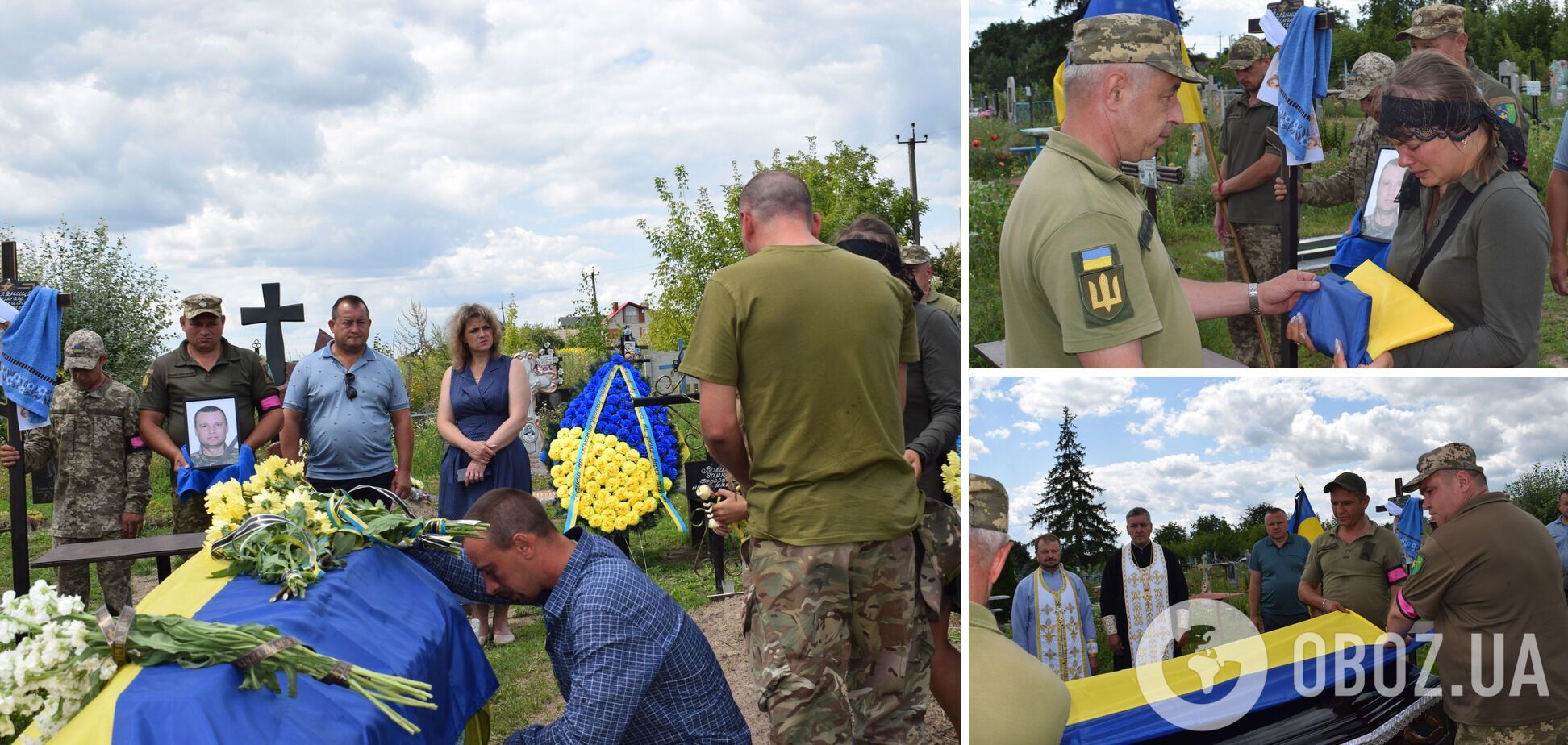 Тримав позиції під Мар’їнкою: на Полтавщині попрощалися з воїном, який загинув після бою із загоном кадировців. Фото 