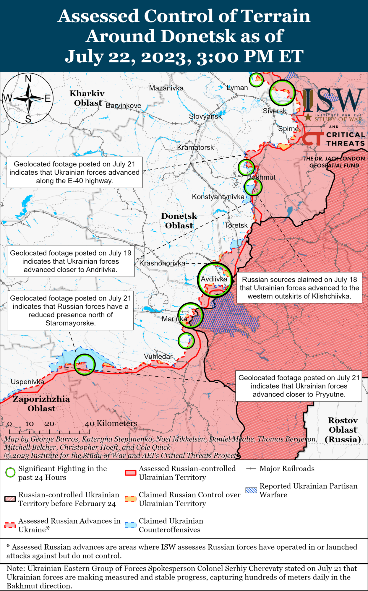 ВСУ ведут успешную кампанию по блокированию объектов врага в тылу, темпы контрнаступления могут усилиться – ISW