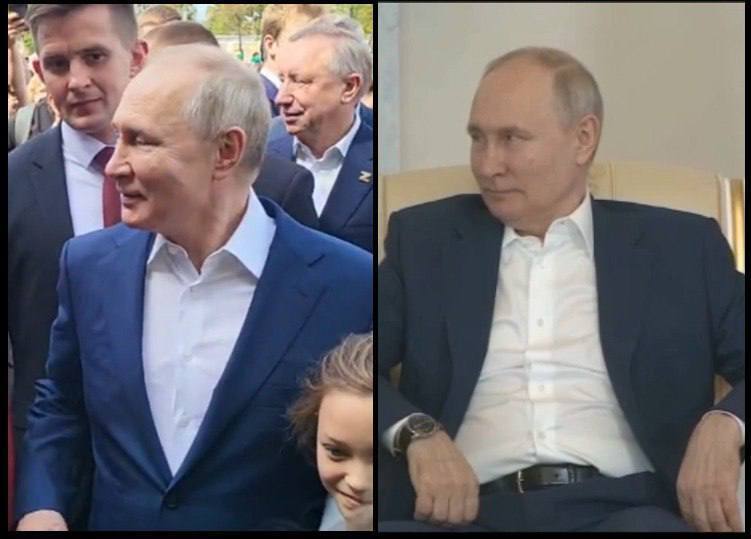 Сравнение фото Путина
