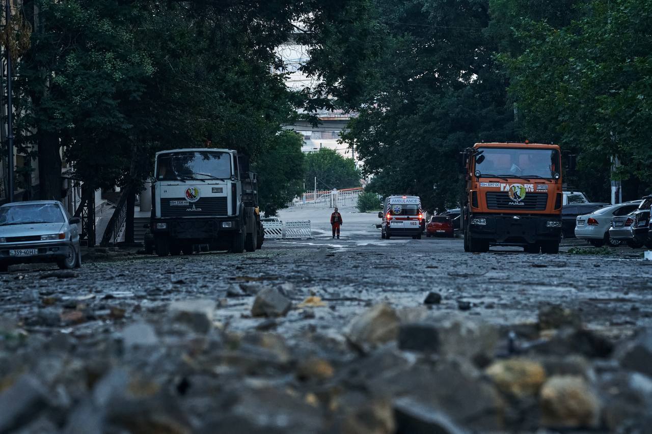 В Одессе за ночь обстрела повреждены 25 памятников архитектуры. Список