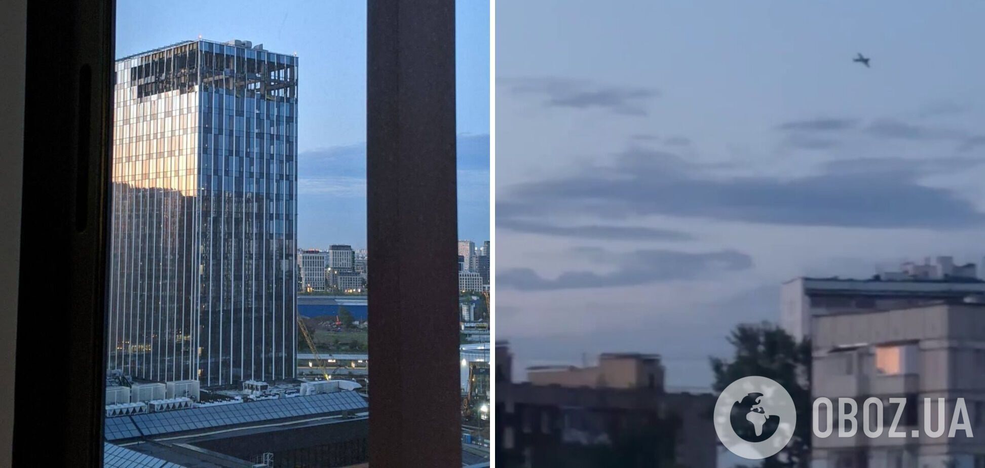 В Москве прогремели взрывы, россияне пожаловались на атаку БПЛА: возле минобороны был виден дым. Фото и видео