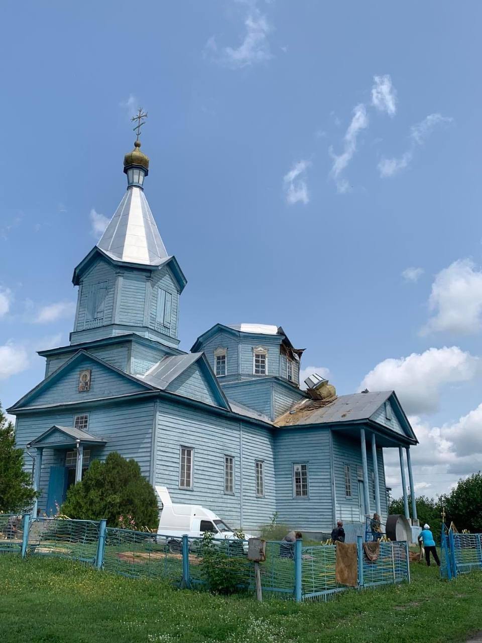 В Киевской области обрушился купол храма, построенного 160 лет назад. Фото