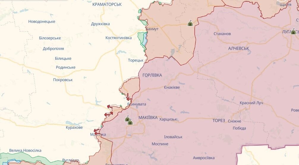 ЗСУ відбили атаки російських військ у районі Авдіївки та ведуть наступ на двох напрямках – Генштаб