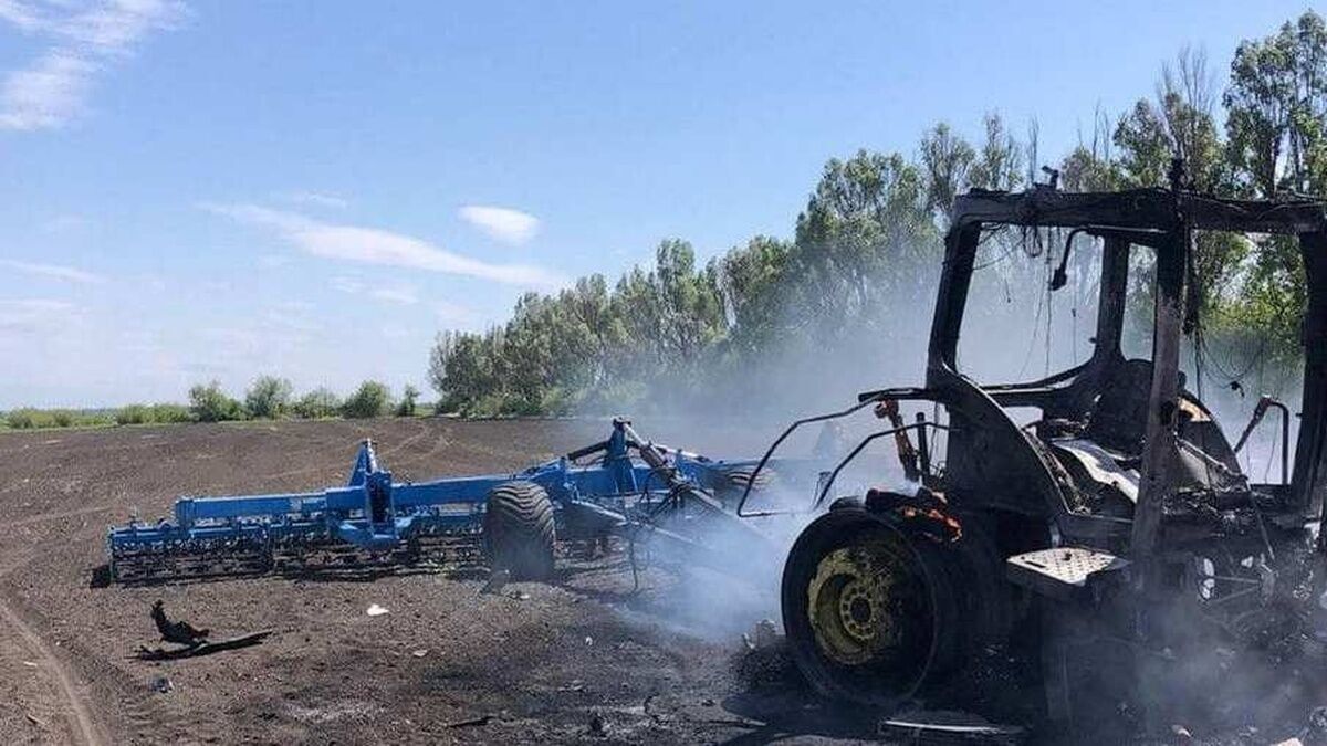 Трактор підірвався на міні в Україні