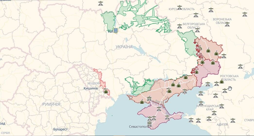 ЗСУ продовжують наступ на Мелітопольському та Бердянському напрямках, окупанти посилили примусову паспортизацію населення – Генштаб