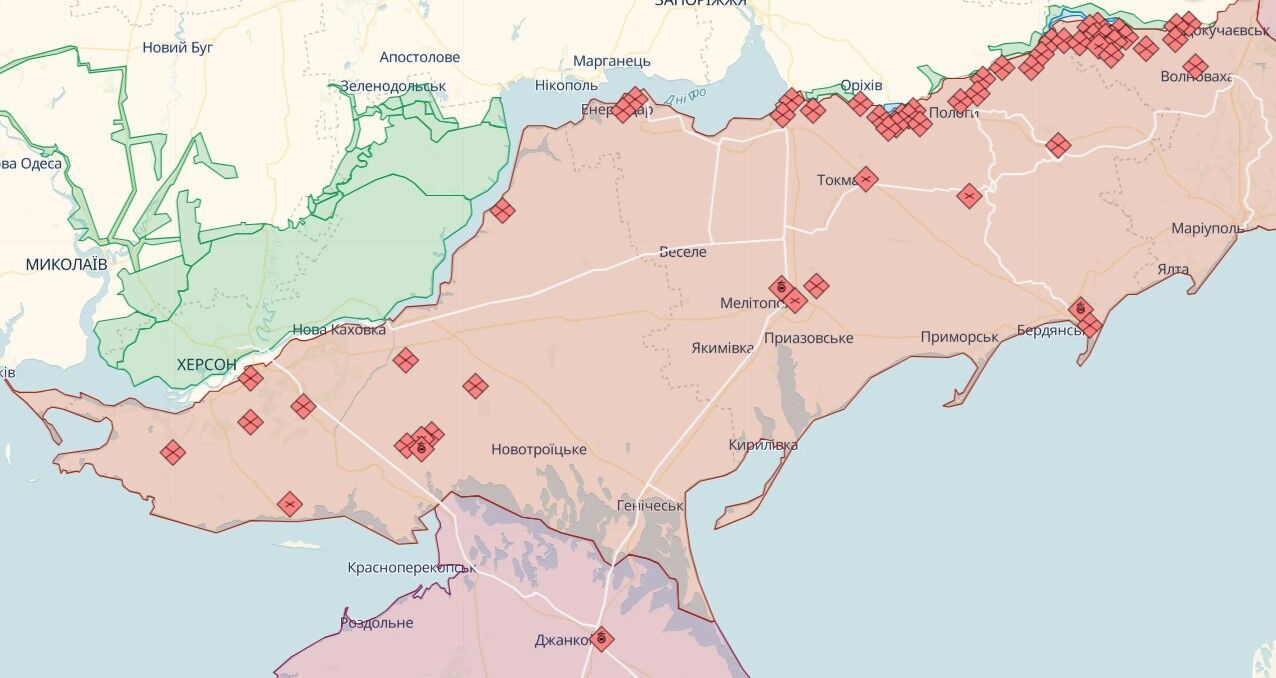 ЗСУ відбили всі атаки окупантів у районі Мар’їнки, знищено пункт управління і 27 артсистем ворога – Генштаб 