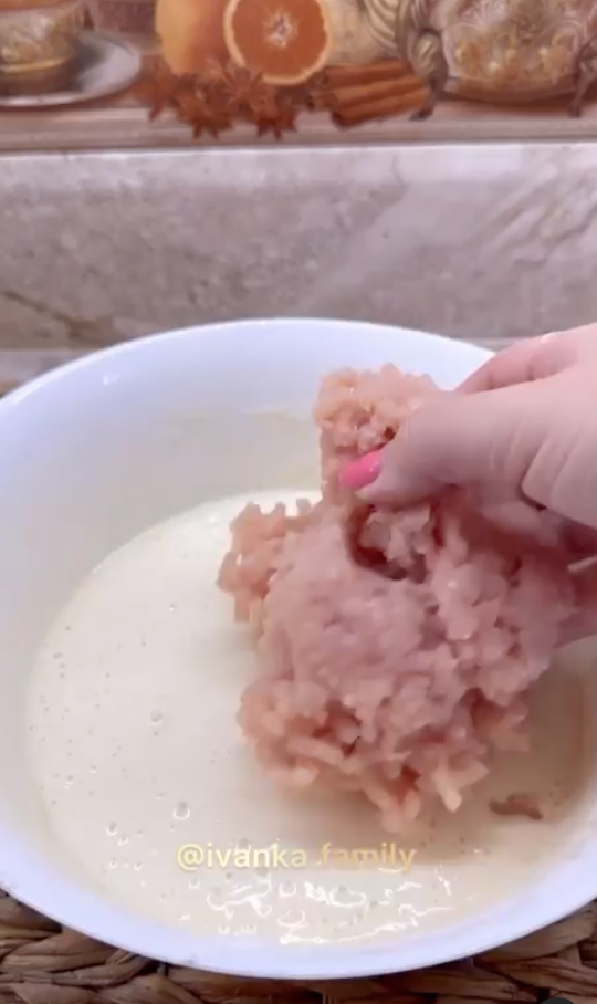 Приготовление основы для оладий