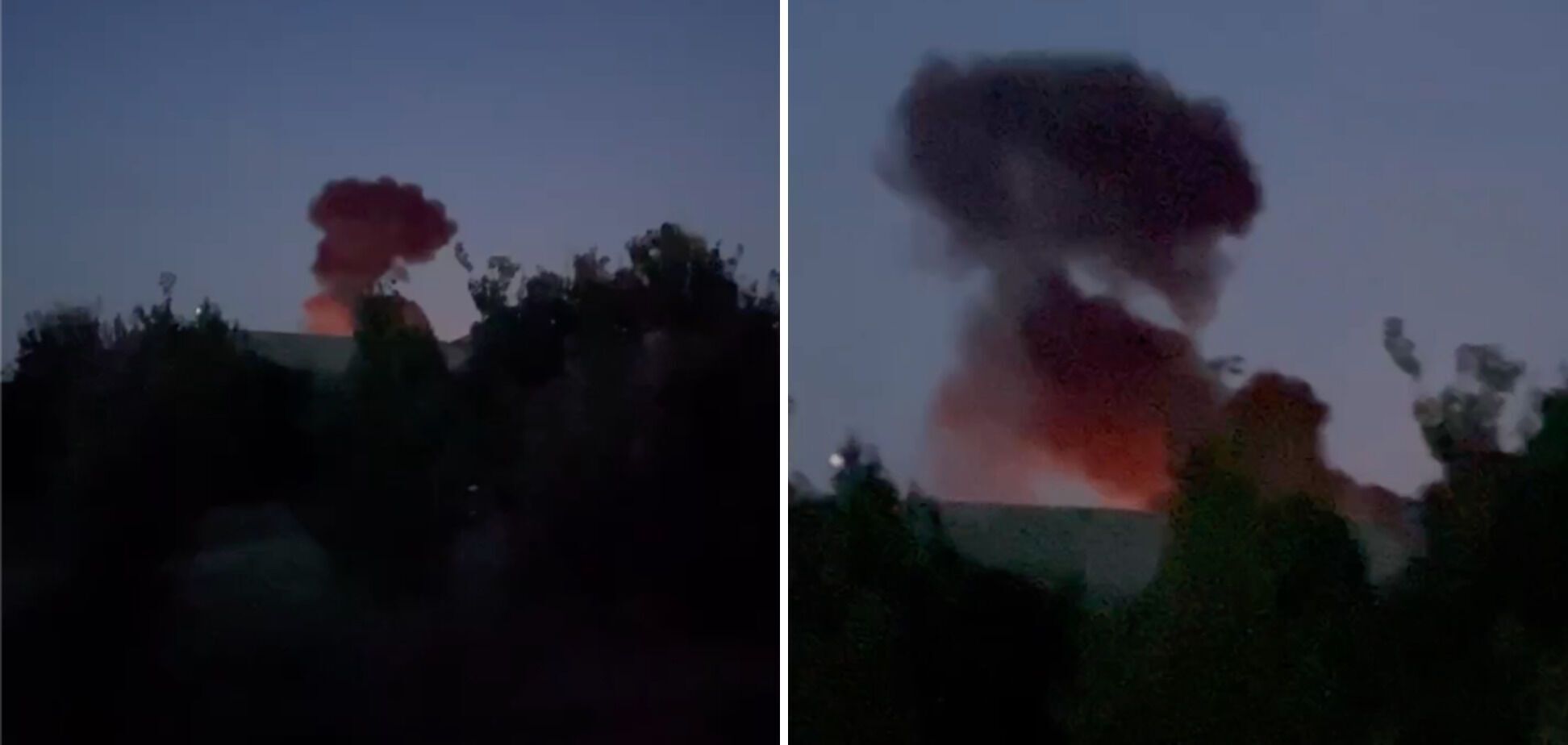Під Таганрогом і у Брянській області упали безпілотники: було чути вибухи. Відео