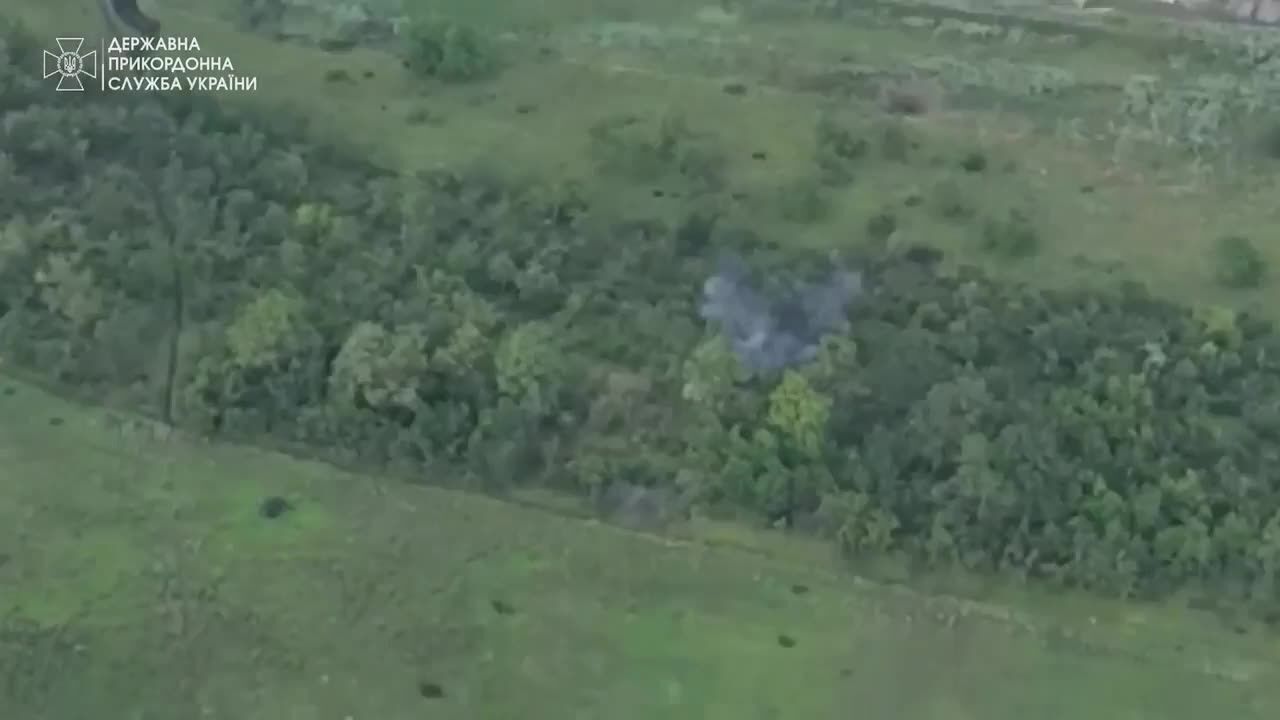Украинские пограничники обезвредили группу пехоты врага в окрестностях Бахмута. Видео