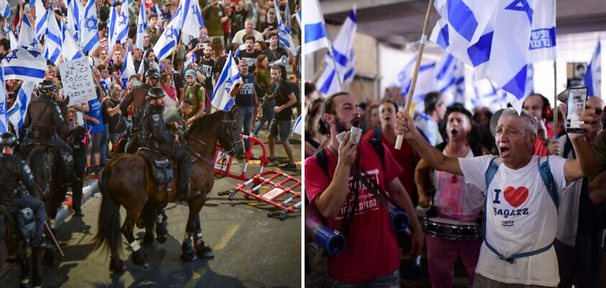 В Ізраїлі тисячі людей протестували проти судової реформи, є затримані. Відео
