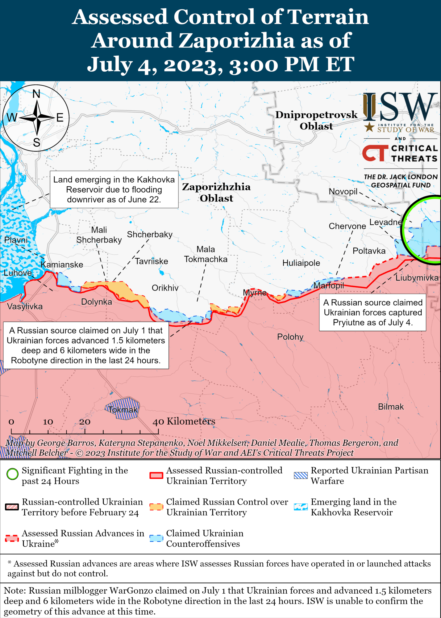 В ISW пояснили "повільний" темп контрнаступальних операцій ЗСУ: у військ є завдання "номер один". Карта