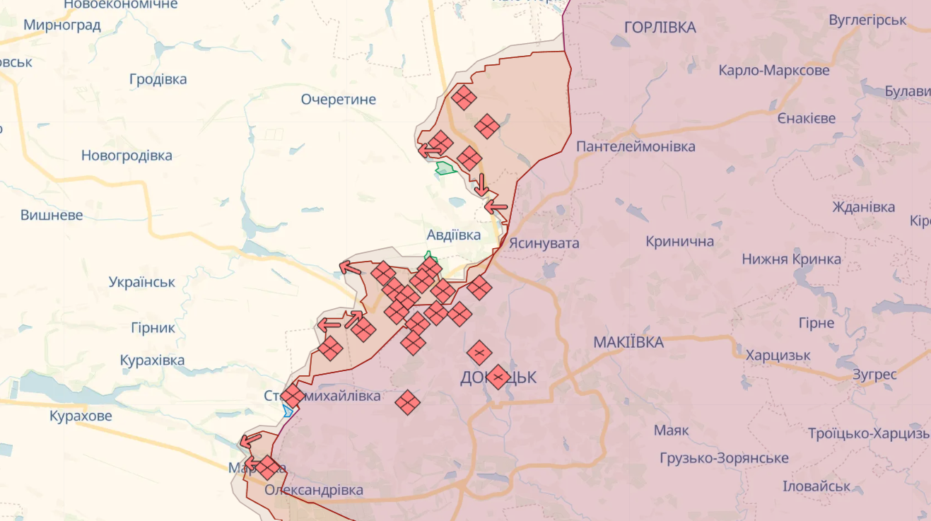 Под Бахмутом и Марьинкой отражены все атаки врага, авиация нанесла 10 ударов по врагу – Генштаб