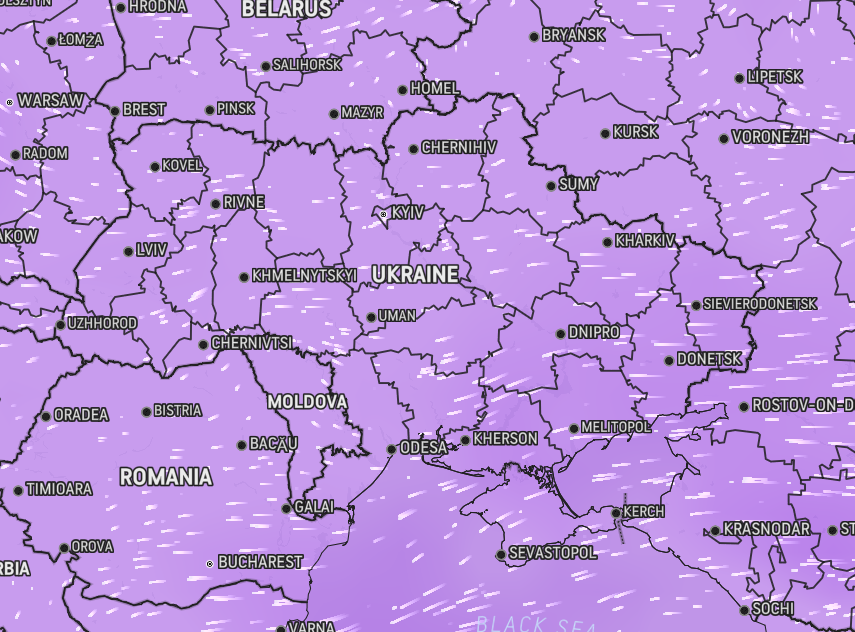 Карта радиации и ветров в Украине: где посмотреть онлайн