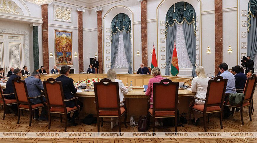 Зустріч Лукашенка із журналістами 6 липня