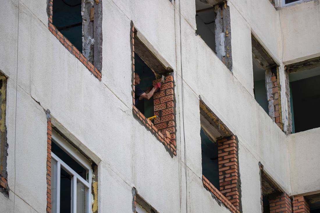 Кличко перевірив процес створення великого реабілітаційного центру для військових у Києві