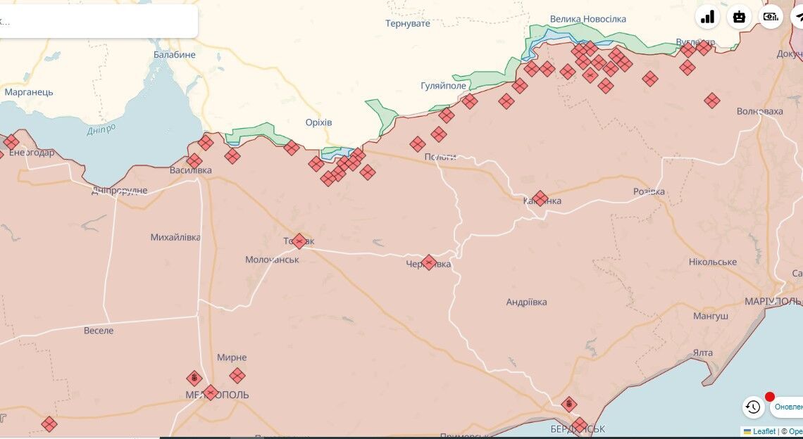 ЗСУ закріплюються на досягнутих рубежах на Запоріжжі та Херсонщині, ворог намагається завадити – Генштаб