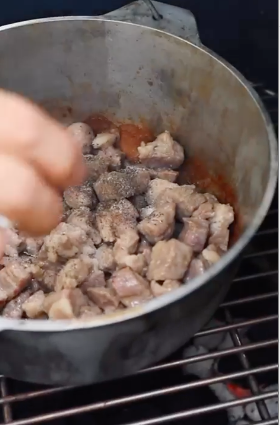 Жареное мясо