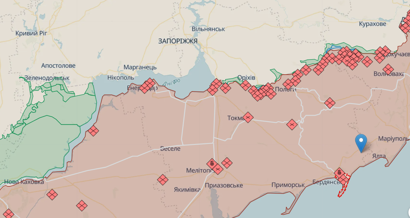 Вблизи Бердянска россияне обустроили в детском санатории военную базу на 800 человек – Генштаб