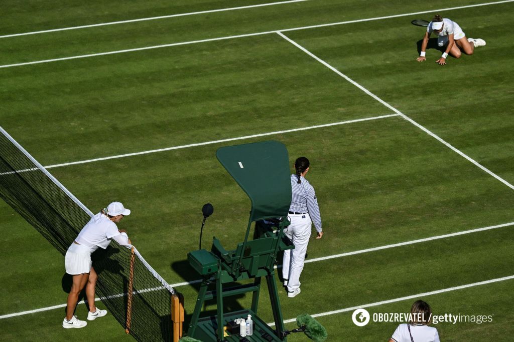 Українська тенісистка повалилася на корт після матчу Wimbledon-2023. Їй влаштували овації