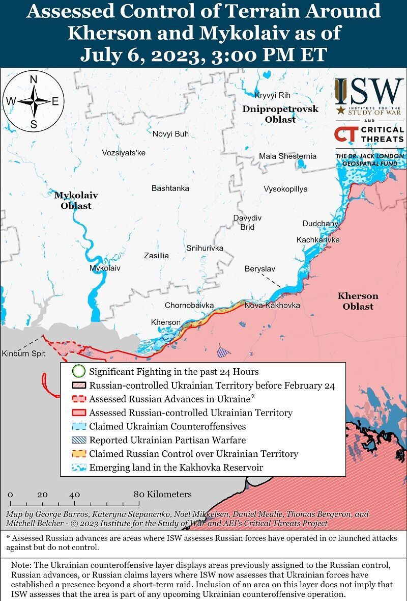 ЗСУ провели контрнаступальні операції на трьох ділянках фронту: в ISW розповіли, де йдуть головні бої. Карта