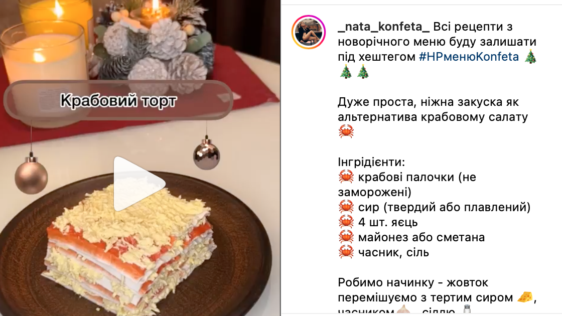 Рецепт торту
