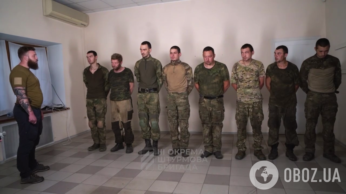 3-я отдельная штурмовая бригада показала российских военнопленных