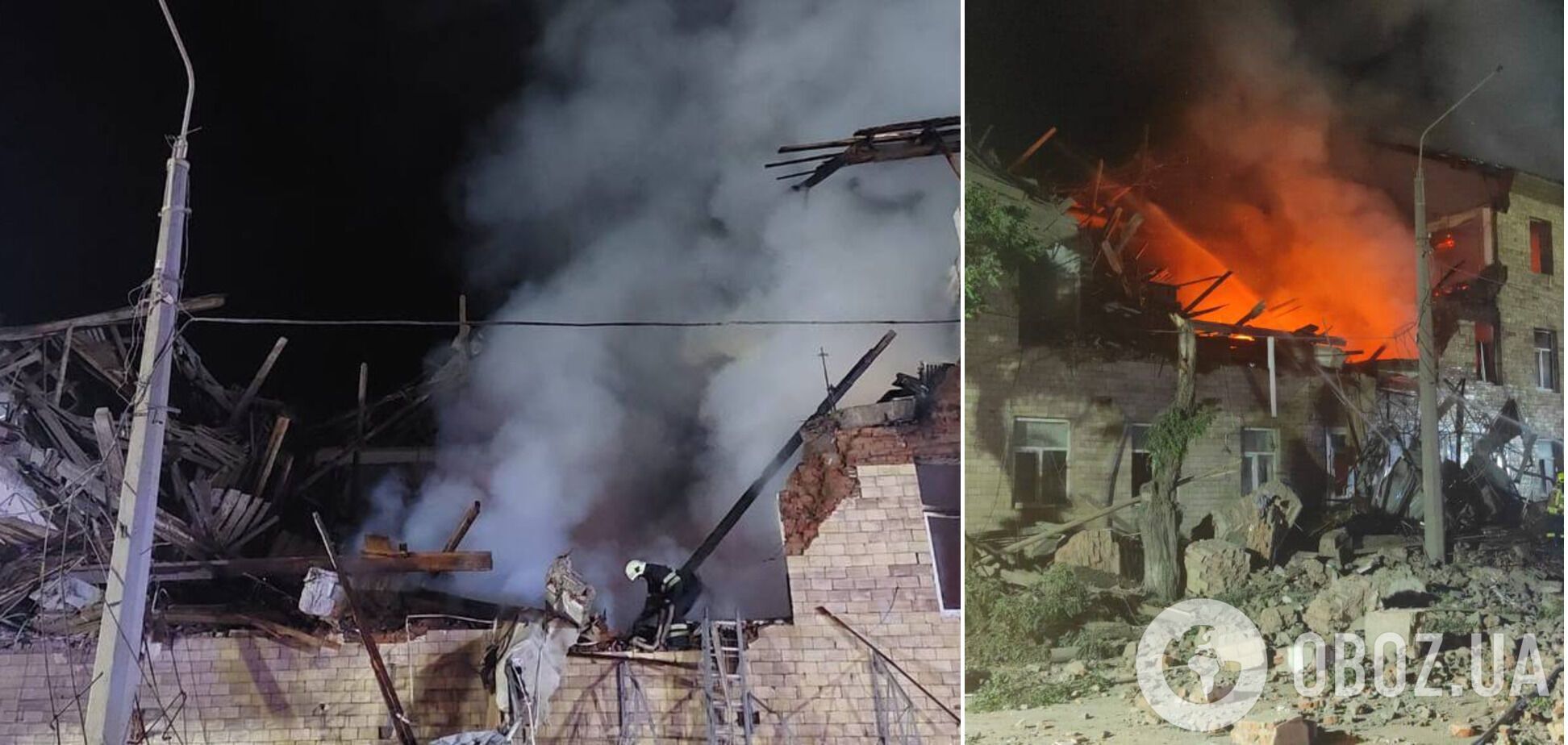 Россияне атаковали Харьков дронами-камикадзе: есть три прилета в центре города, разрушено общежитие. Фото и видео