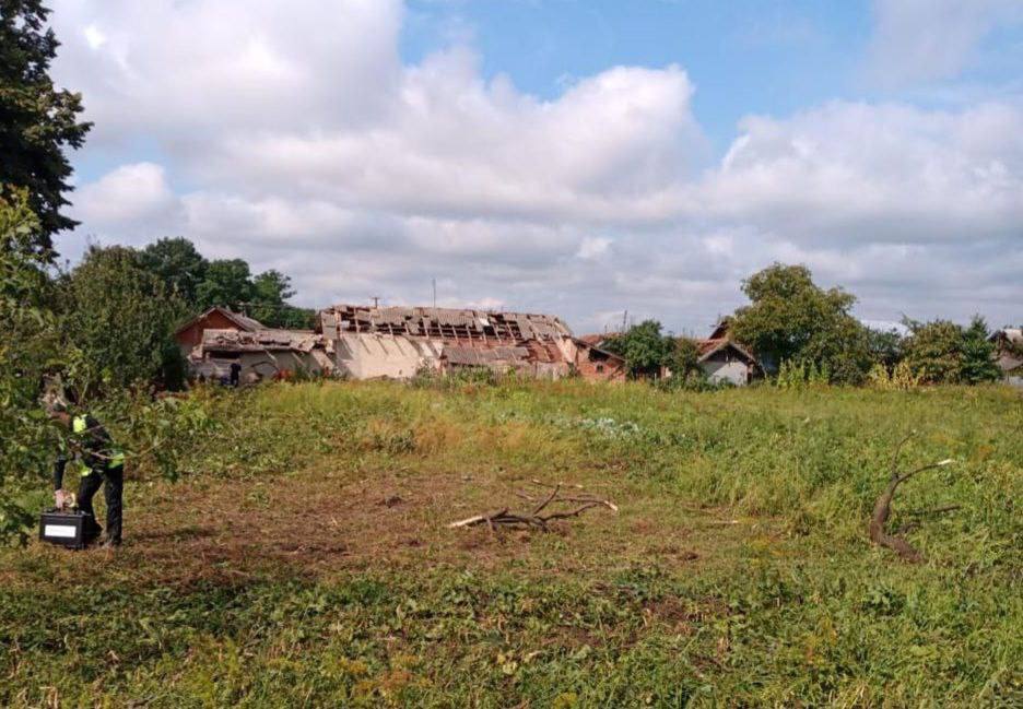 Разрушения в Ивано-Франковской области