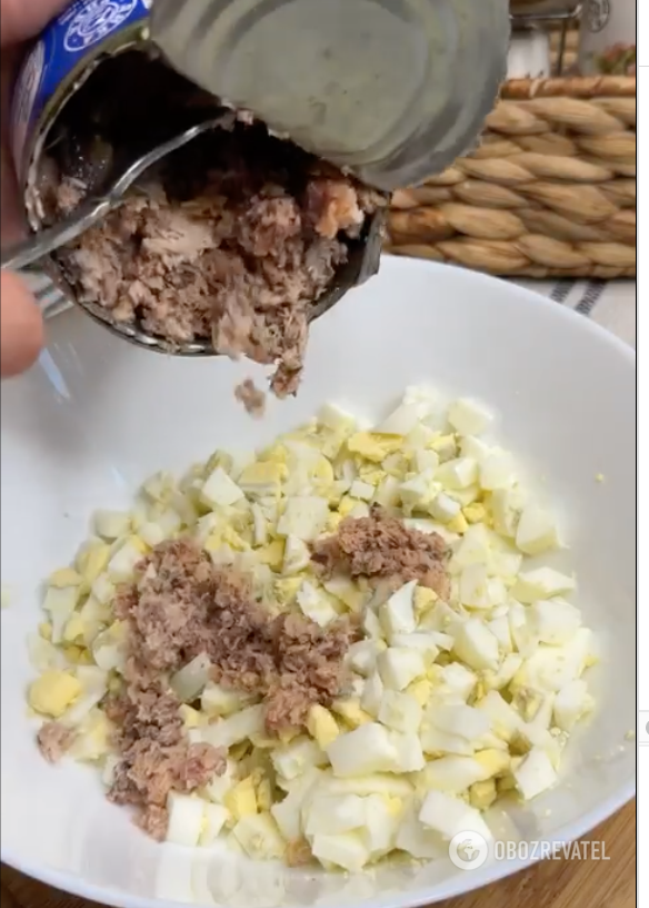 Сардина для салата