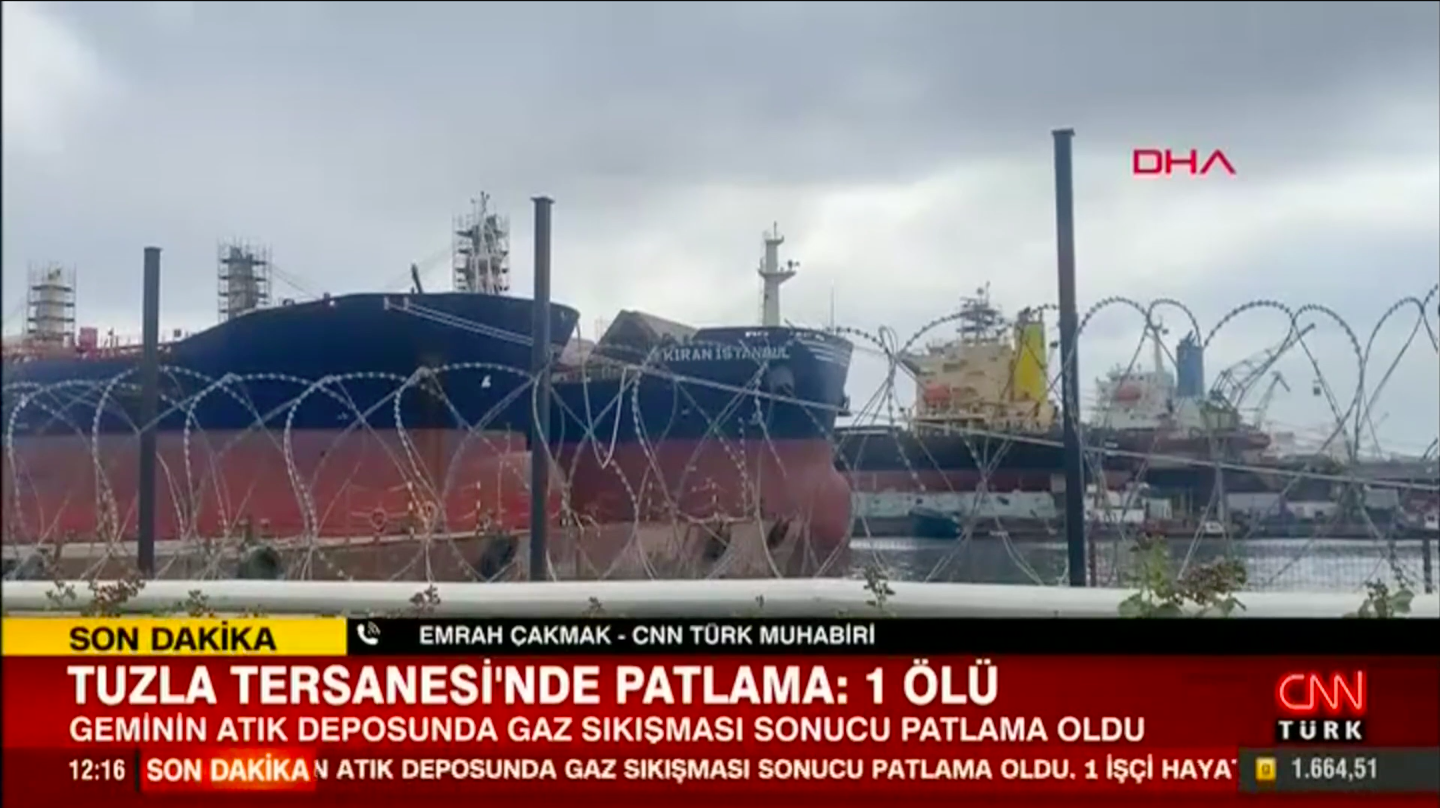 Поблизу Стамбула стався вибух на суднобудівному заводі: є поранений і загиблий