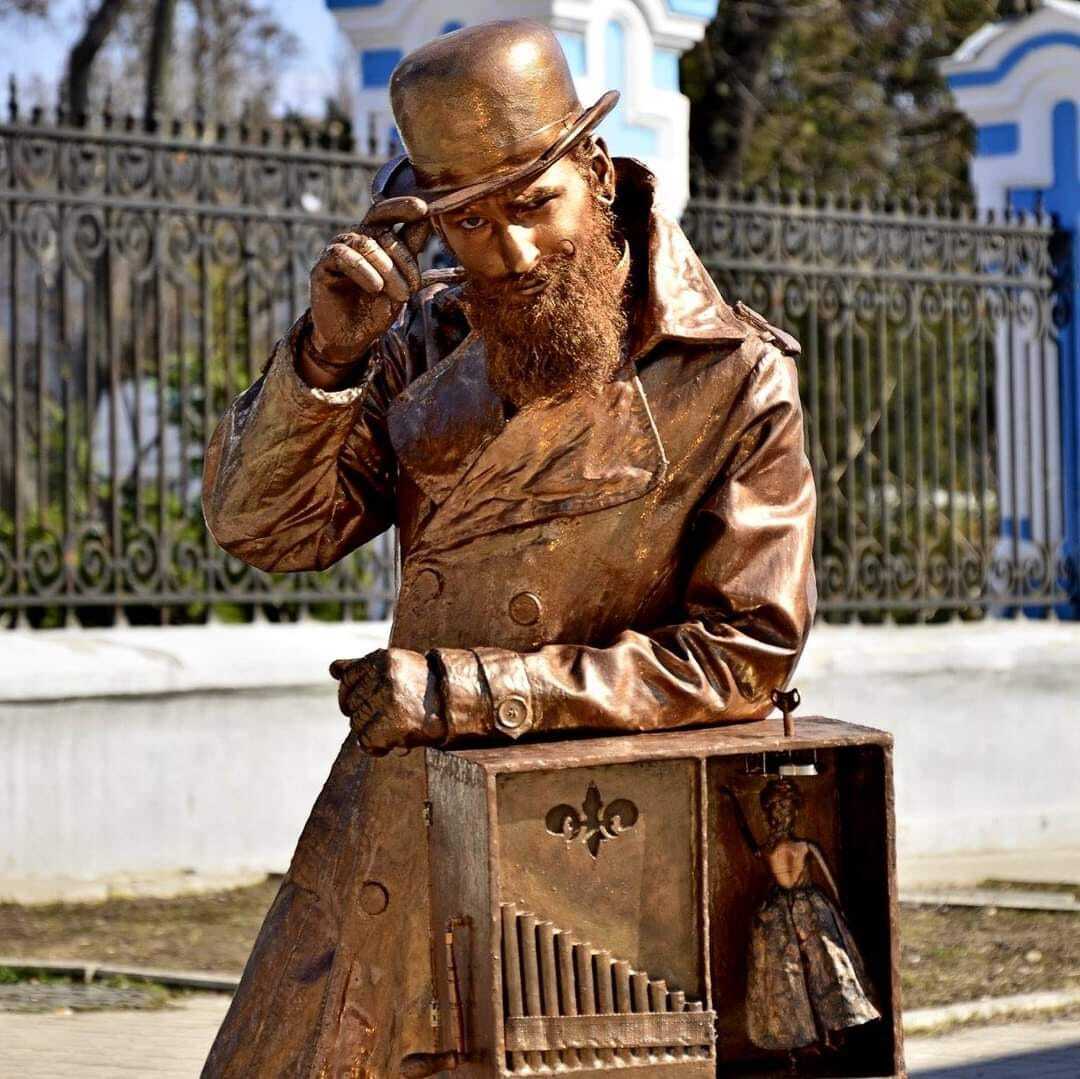Живая скульптура Дмитрий Буйвал