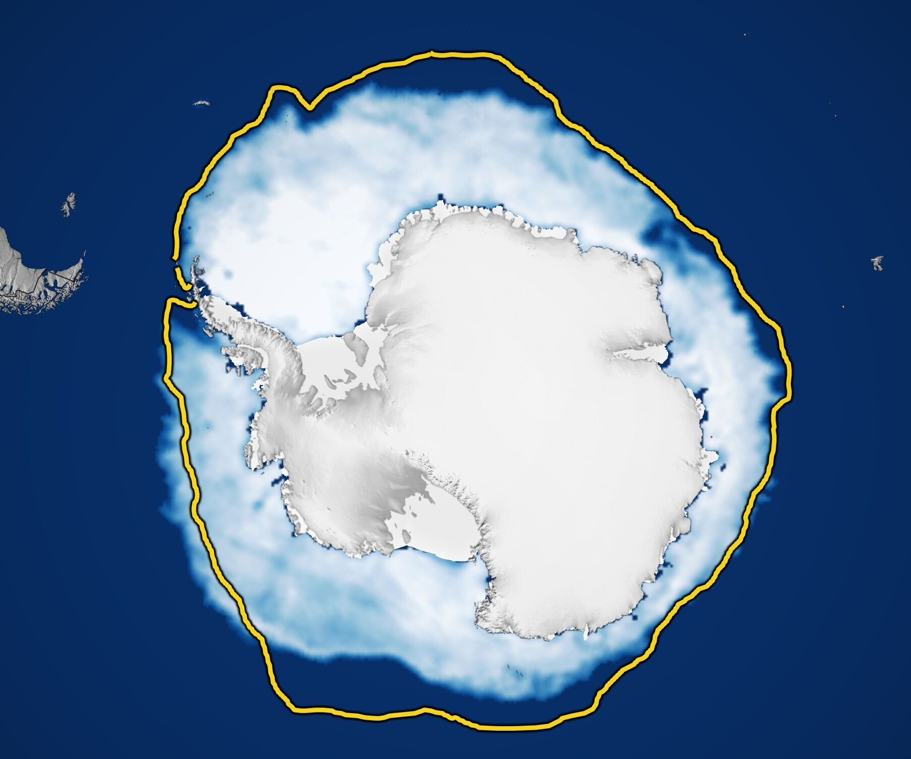 Реальна кількість льоду в Антарктиді